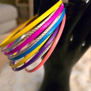 **3/$10** Colorful Bangle Bracelet Set